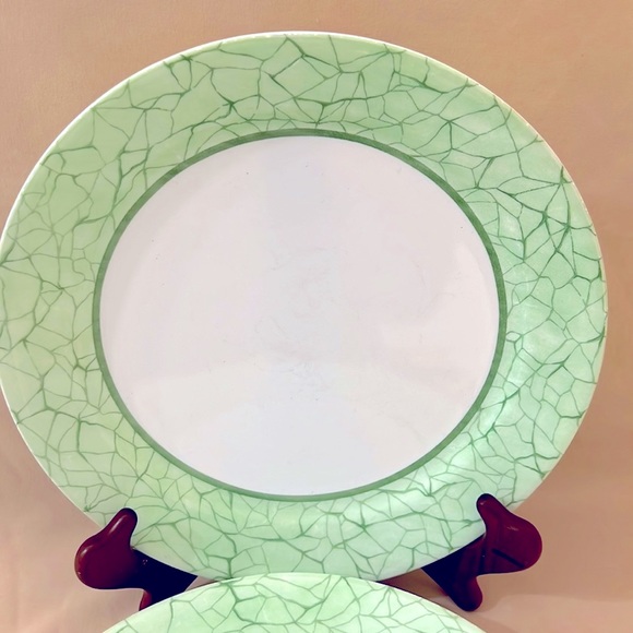 5 PC CORELLE Dinner Plates 10" Floral Heart by Corning USA A1241 - Picture 2 of 5